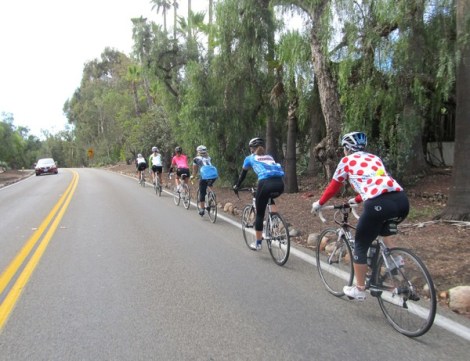 Love that nice, safe single file line climbing in RSF!