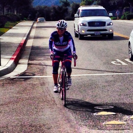 Susan with a smile, after yet another hill