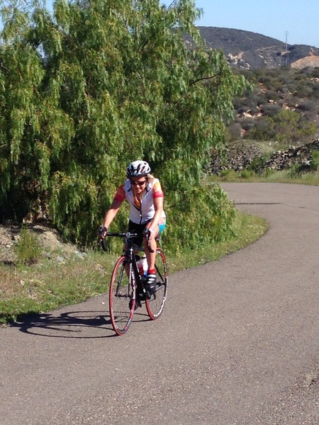 Keely summits Via Ambiente.