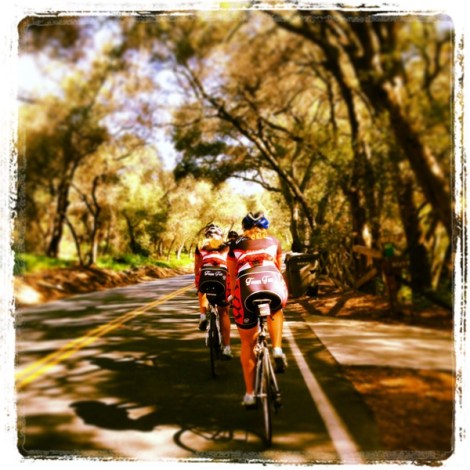 Heading out Elfin Forest, pre-flat