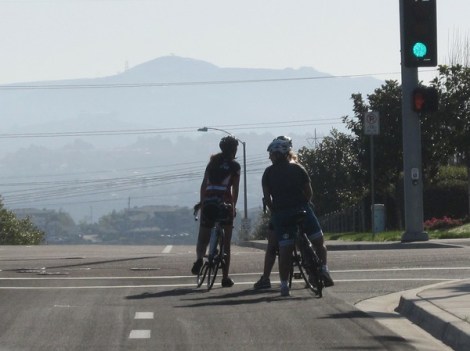 Christa, Ellie and Sian on Poinsettia