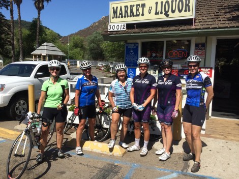 Group shot at camp store (taken by B group leader, Julie)