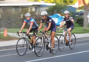 Heather K, Kim N & Lauren K lifting off from Carlsbad.