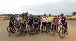 Happy Team Fun-sters preparing to glide out from Torrey Pines Gliderport.