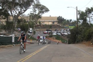 The last bit of the peppery Pepper Tree Ln/Lomaland Dr climb.