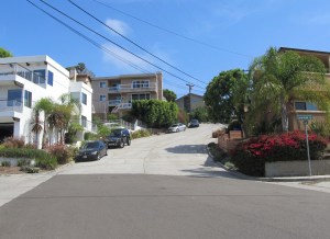 Paying for view up Quincy Dr.