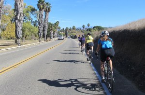 Heading east on Camino Del Rey.