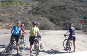 Final regroup at Champagne Blvd (Old Hwy 395).