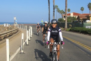 Still smiling our way along Sunset Cliffs Blvd.