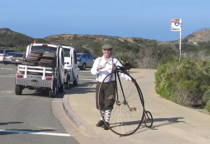 Penny-farthing at Cabrillo!