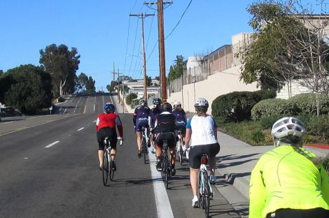 Heading west on Lake Blvd