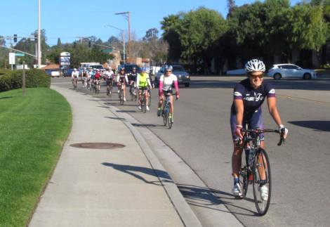 Michell had it easy laying in wait this time.  We were easy targets!