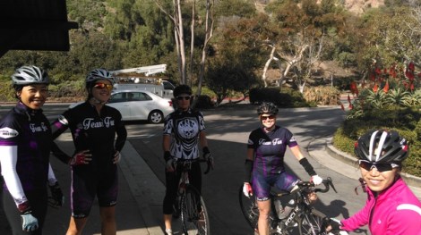 Janice, Heather, Penelope, Jill and Ariel post-snack. We were discussing where we are all from originally! (New Jersey, Pennsylvania, Kansas, Vietnam, and... Encinitas)