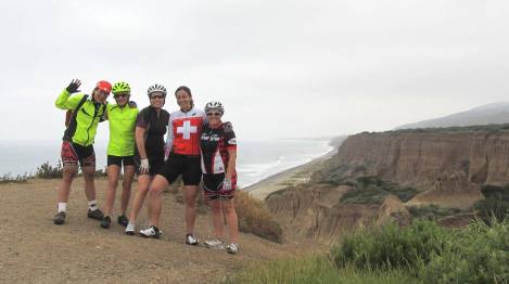 Michell, Manya, Joy, Sam and Kim at San Onofre Beach overlook