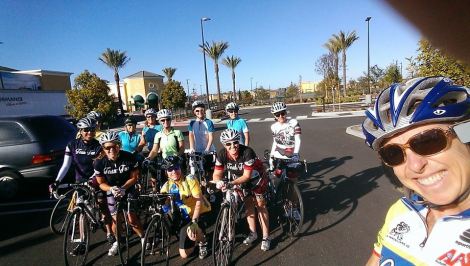 Team Fun at the start of the ride