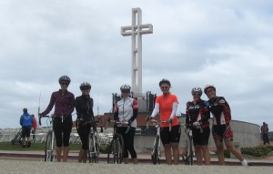 B/C group at Veterans Memorial Cross.