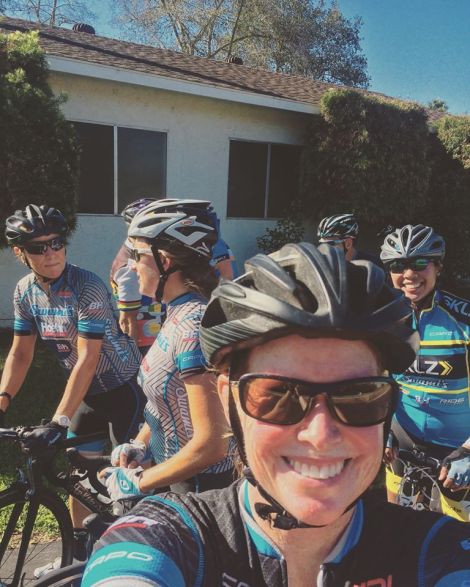 Jill gets in a group shot